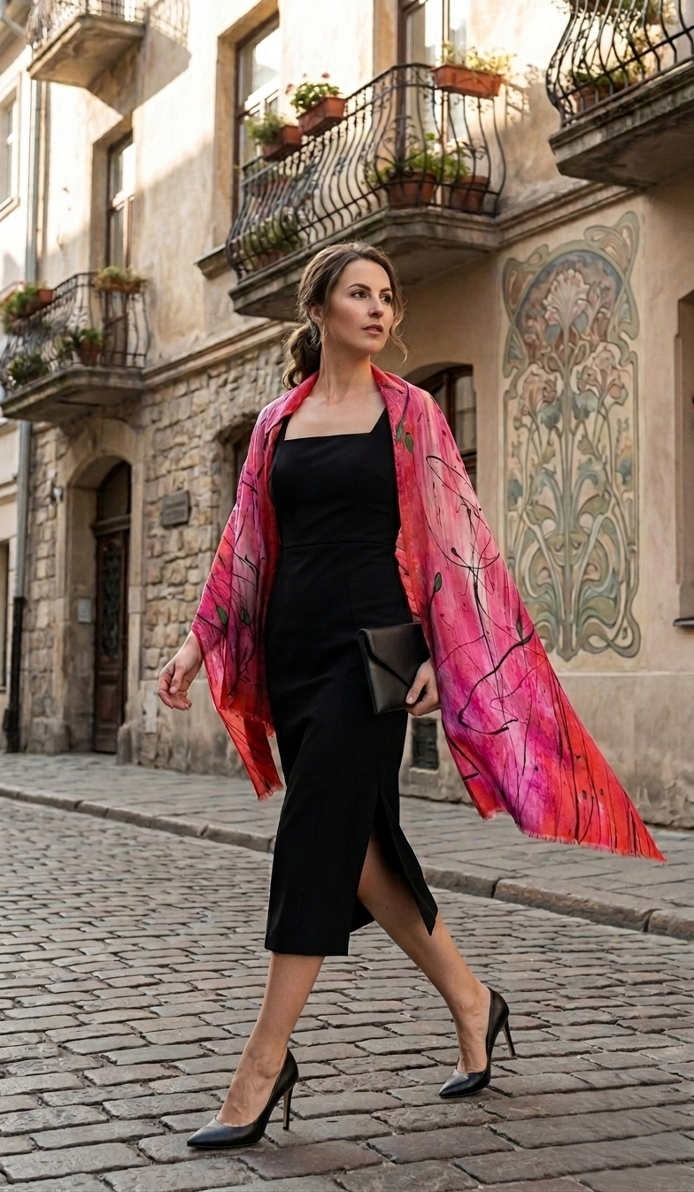 Luxury organic scarves 