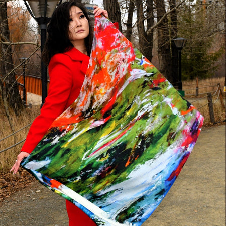 Flurry designer scarf