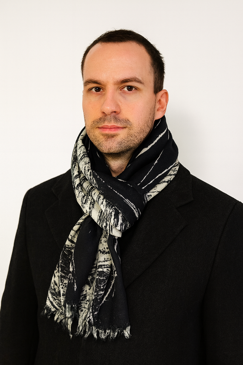black scarf for men
