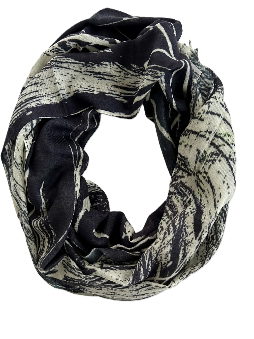 organic black scarf
