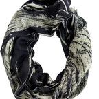organic black scarf