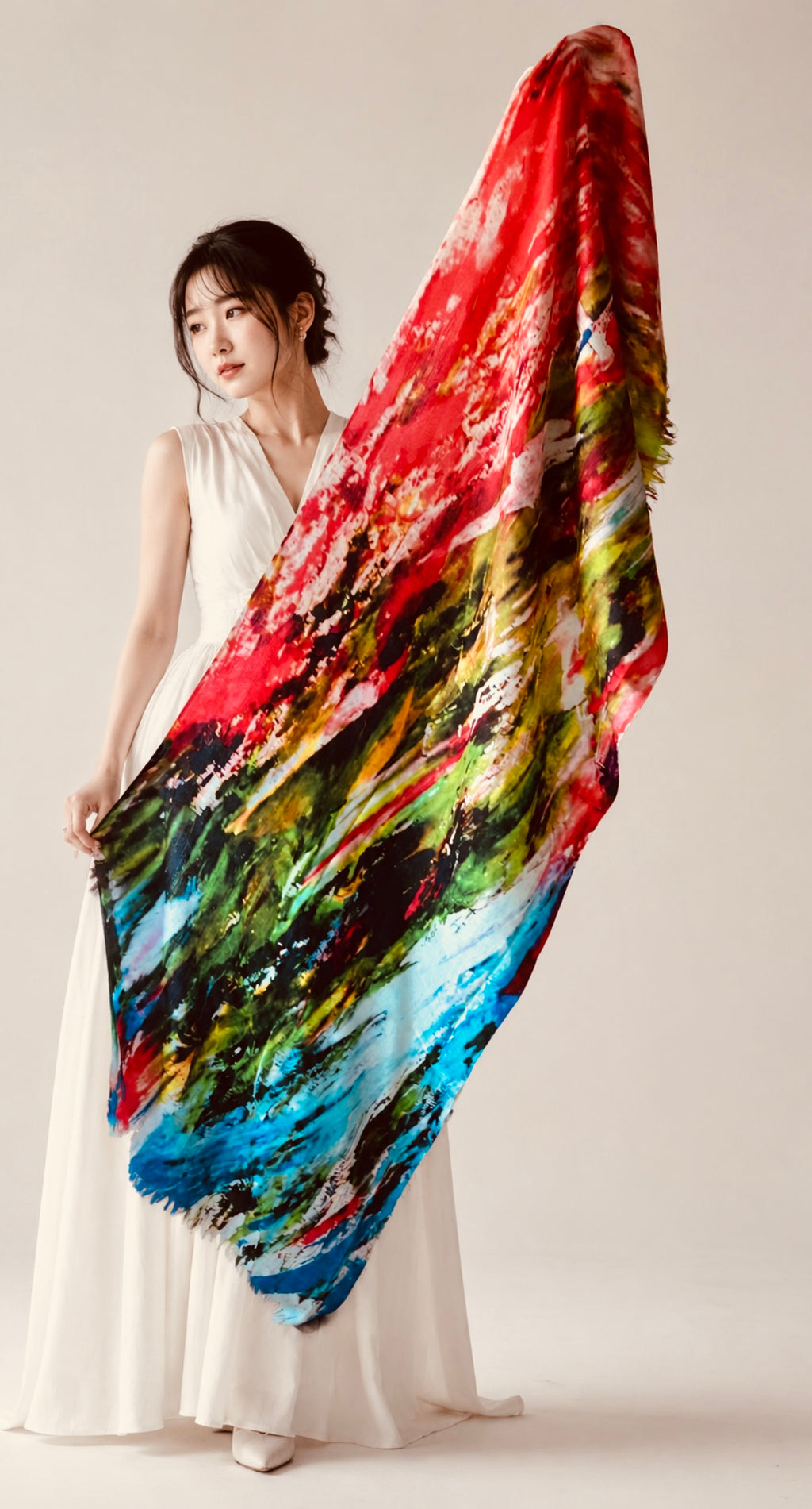 Multicolor Scarf | Flurry symphony