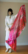 pink designer scarf