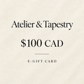 Atelier & Tapestry $100 CAD e-gift card