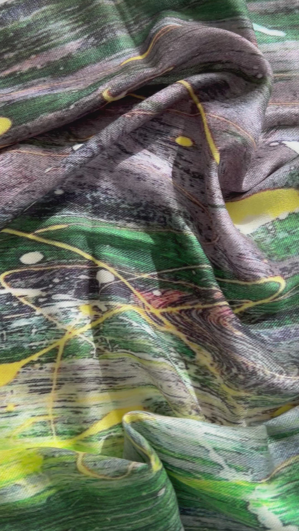 grey designer scarf