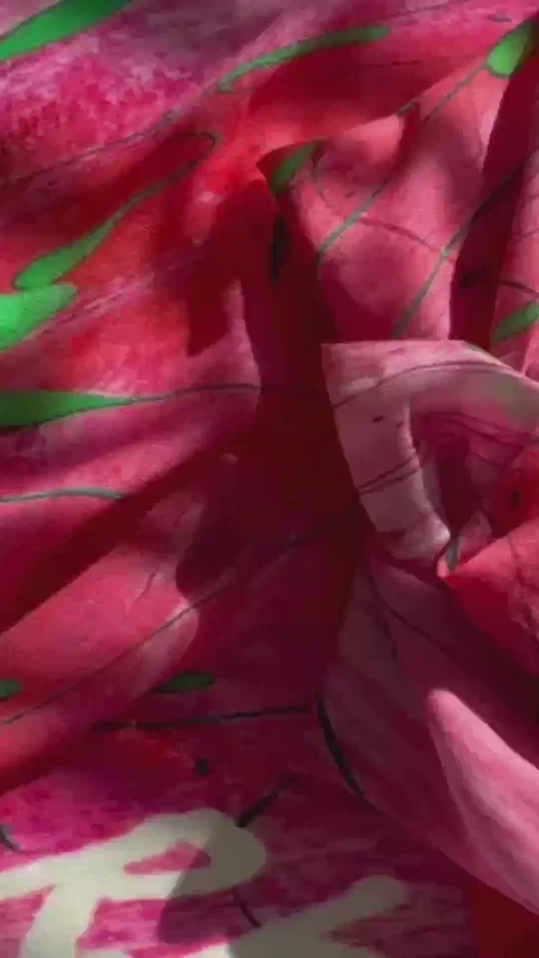 sustainable pink scarf